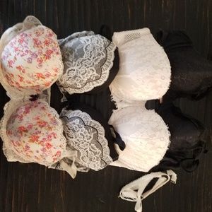 4 Victoria secret bras 36 b